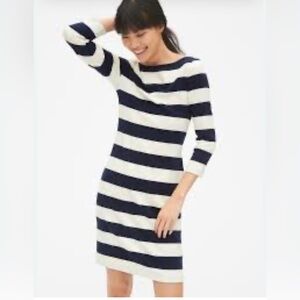 GAP Striped Navy and White striped dress